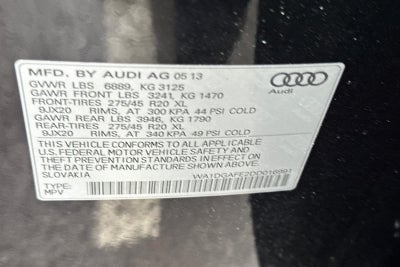 2013 Audi Q7 3.0T S line Prestige quattro