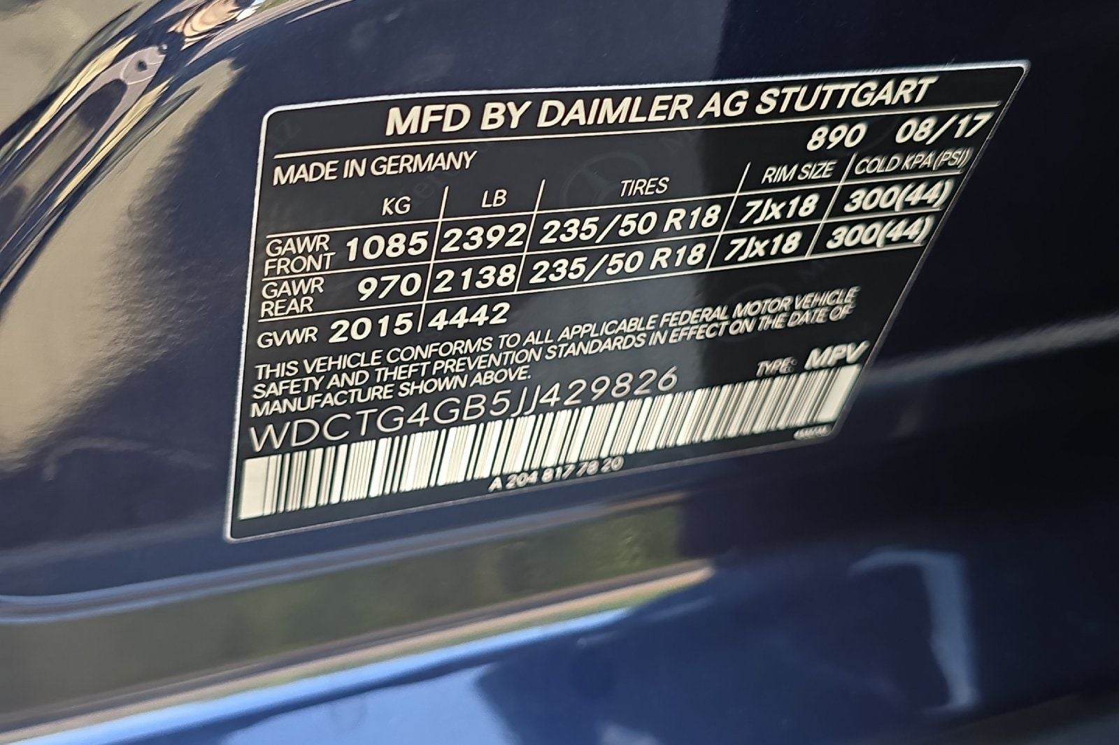 2018 Mercedes-Benz GLA GLA 250 4MATIC®
